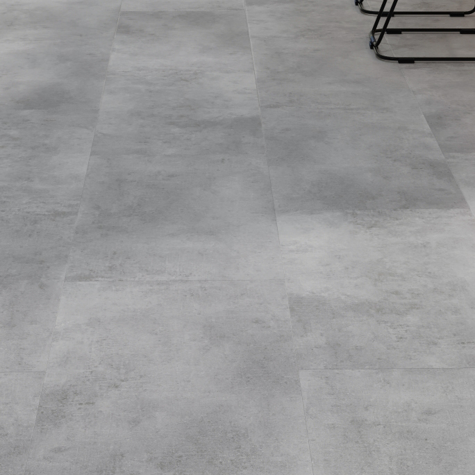 Кварцвиниловая плитка Evofloor клеевая Stone Glue Светлый Бетон Light Concrete SG 4-006 914×457×2,5 фото в интерьере